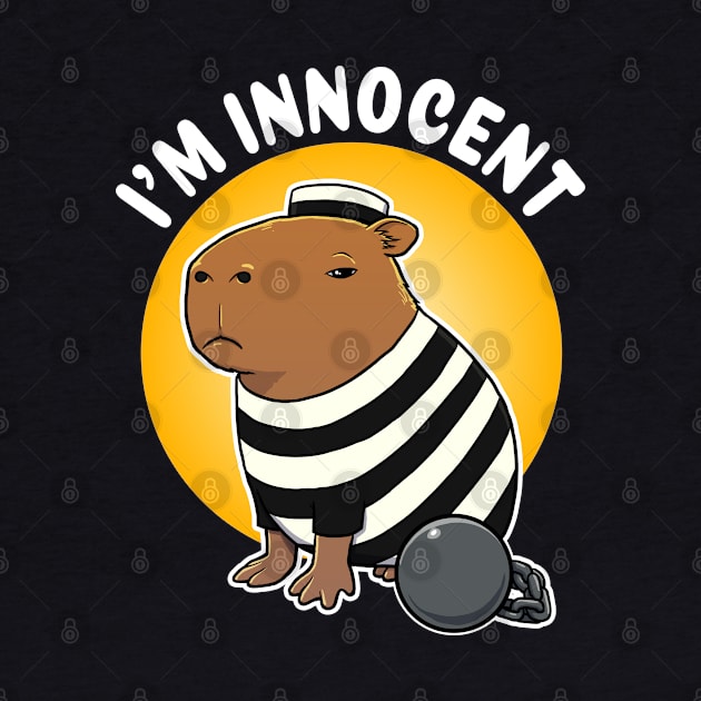 I'm innocent Capybara Jail by capydays